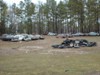 half empty field once full of old cars